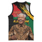 Nelson Mandela Day Basketball Jersey Pan African Flag - African Pride