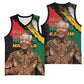 Nelson Mandela Day Basketball Jersey Pan African Flag - African Pride