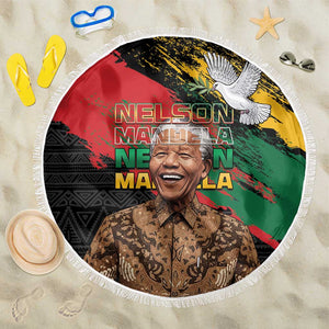 Nelson Mandela Day Beach Blanket Pan African Flag - African Pride