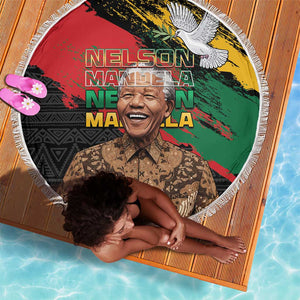 Nelson Mandela Day Beach Blanket Pan African Flag - African Pride