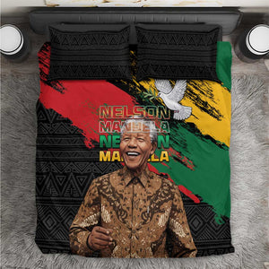 Nelson Mandela Day Bedding Set Pan African Flag - African Pride