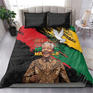 Nelson Mandela Day Bedding Set Pan African Flag - African Pride
