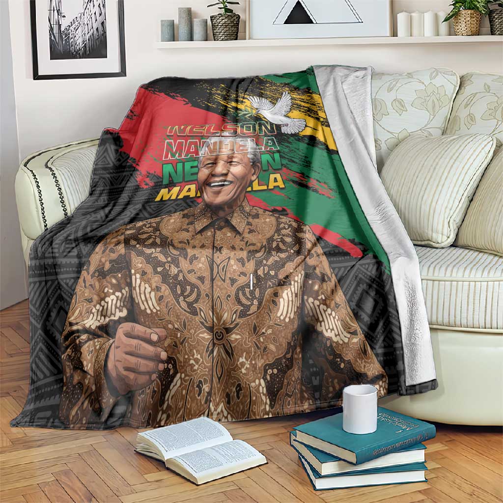 Nelson Mandela Day Blanket Pan African Flag - African Pride