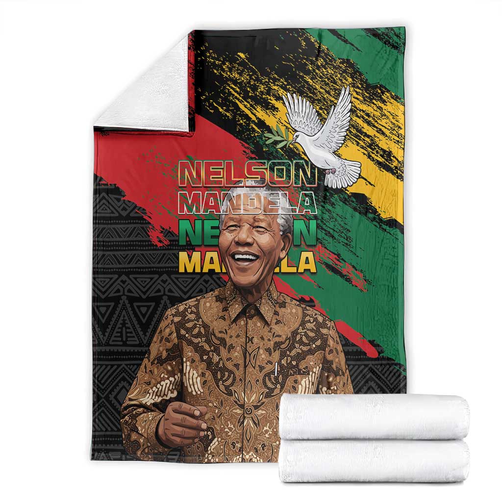 Nelson Mandela Day Blanket Pan African Flag - African Pride