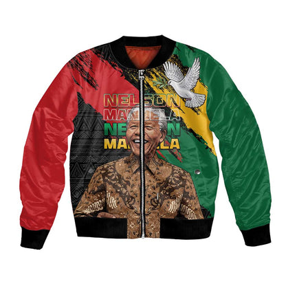 Nelson Mandela Day Bomber Jacket Pan African Flag - African Pride
