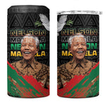 Nelson Mandela Day 4 in 1 Can Cooler Tumbler Pan African Flag LT15