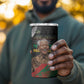 Nelson Mandela Day 4 in 1 Can Cooler Tumbler Pan African Flag LT15