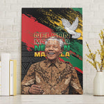 Nelson Mandela Day Canvas Wall Art Pan African Flag - African Pride
