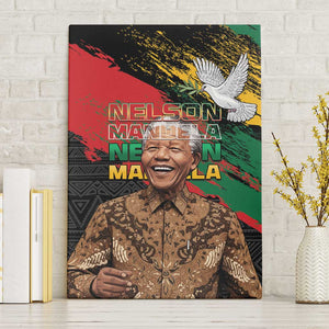 Nelson Mandela Day Canvas Wall Art Pan African Flag - African Pride