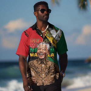 Nelson Mandela Day Hawaiian Shirt Pan African Flag - African Pride