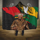 Nelson Mandela Day Hooded Blanket Pan African Flag - African Pride