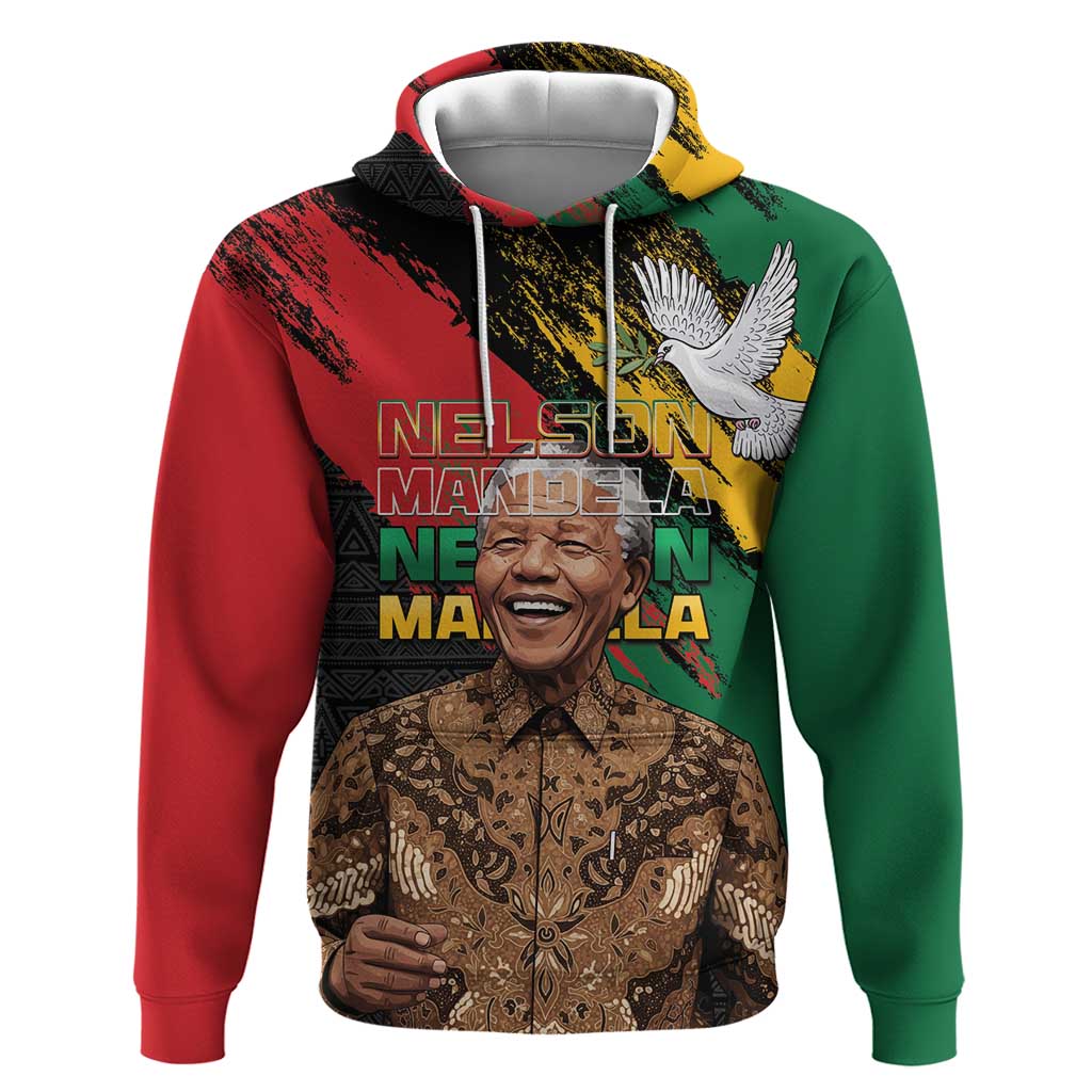 Nelson Mandela Day Hoodie Pan African Flag - African Pride