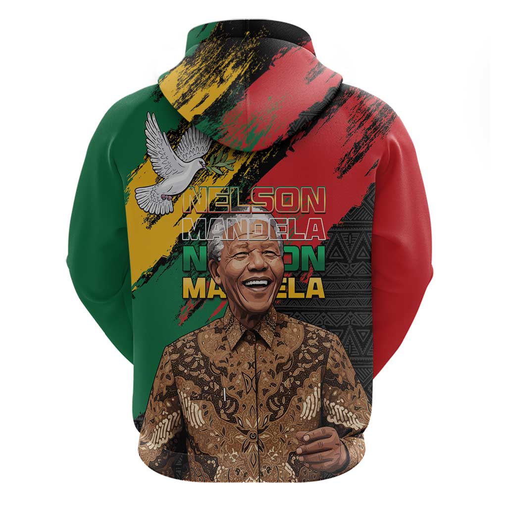Nelson Mandela Day Hoodie Pan African Flag - African Pride