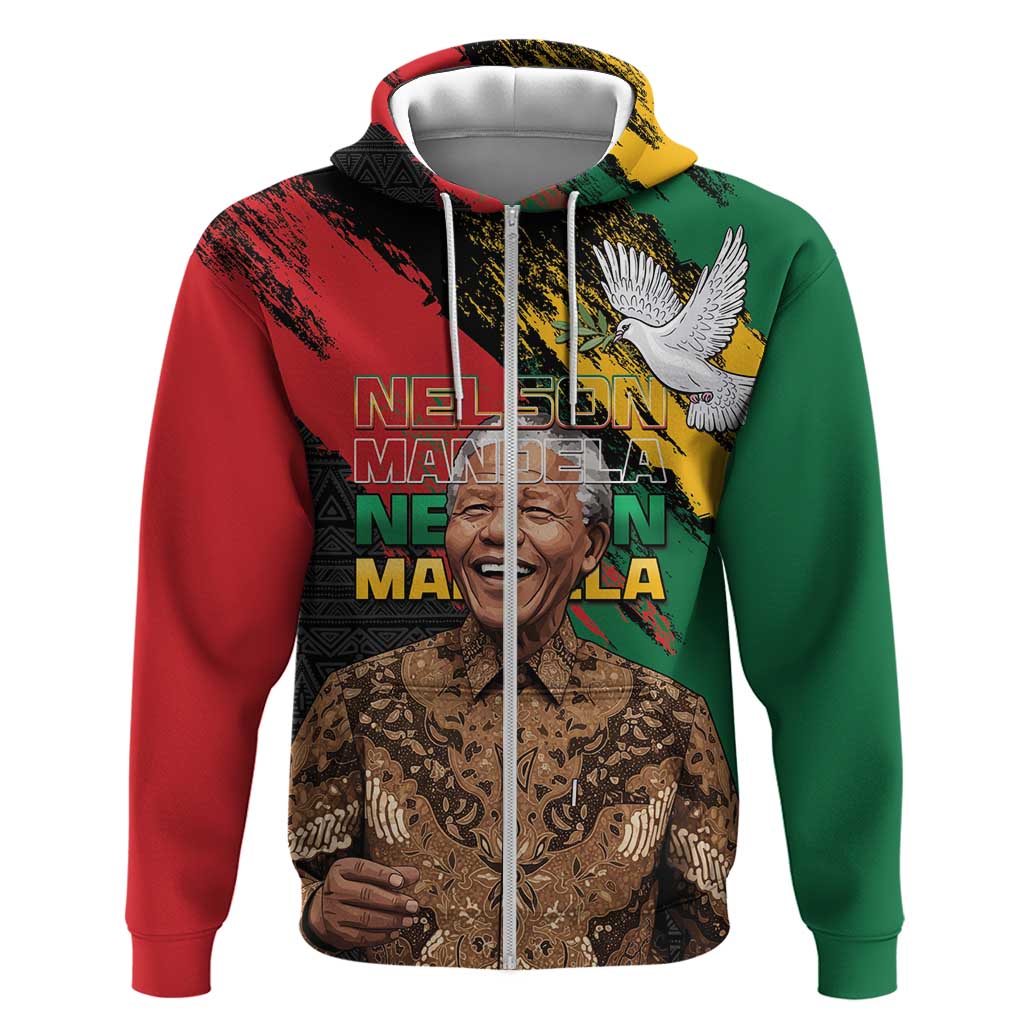 Nelson Mandela Day Hoodie Pan African Flag - African Pride