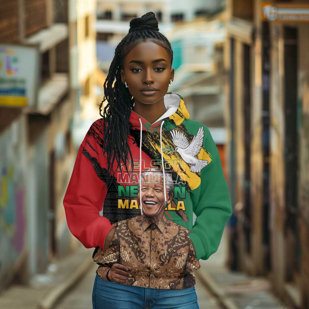 Nelson Mandela Day Hoodie Pan African Flag - African Pride