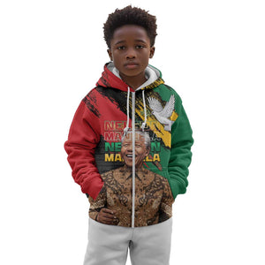 Nelson Mandela Day Kid Hoodie Pan African Flag - African Pride