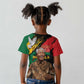 Nelson Mandela Day Kid T shirt Pan African Flag - African Pride