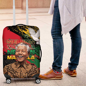 Nelson Mandela Day Luggage Cover Pan African Flag - African Pride