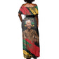 Nelson Mandela Day Off Shoulder Maxi Dress Pan African Flag - African Pride
