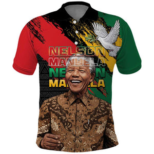 Nelson Mandela Day Polo Shirt Pan African Flag - African Pride