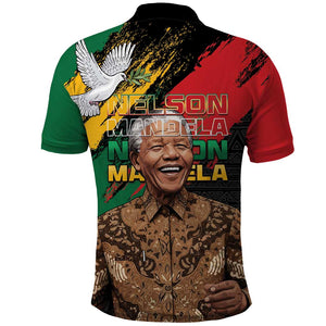 Nelson Mandela Day Polo Shirt Pan African Flag - African Pride