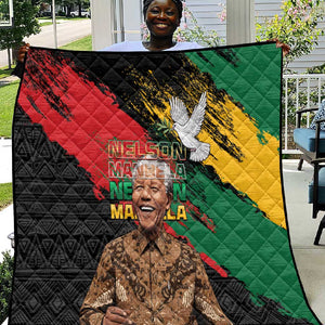 Nelson Mandela Day Quilt Pan African Flag - African Pride