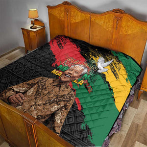 Nelson Mandela Day Quilt Pan African Flag - African Pride