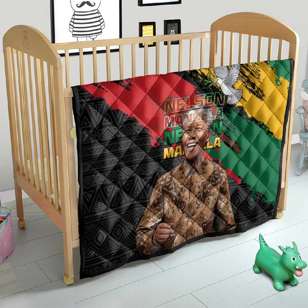 Nelson Mandela Day Quilt Pan African Flag - African Pride