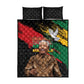 Nelson Mandela Day Quilt Bed Set Pan African Flag - African Pride
