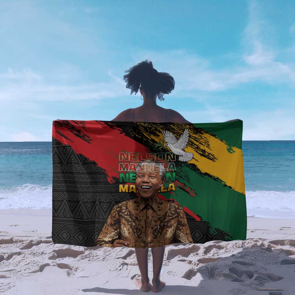 Nelson Mandela Day Sarong Pan African Flag - African Pride