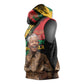 Nelson Mandela Day Sleeveless Hoodie Pan African Flag - African Pride