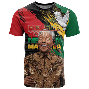 Nelson Mandela Day T shirt Pan African Flag - African Pride