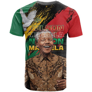 Nelson Mandela Day T shirt Pan African Flag - African Pride