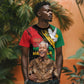 Nelson Mandela Day T shirt Pan African Flag - African Pride