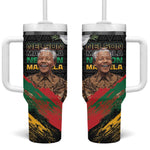 Nelson Mandela Day Tumbler With Handle Pan African Flag LT15