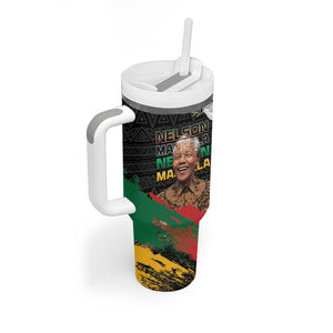 Nelson Mandela Day Tumbler With Handle Pan African Flag LT15
