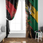 Nelson Mandela Day Window Curtain Pan African Flag - African Pride