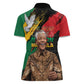 Nelson Mandela Day Women Polo Shirt Pan African Flag - African Pride