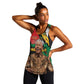 Nelson Mandela Day Women Racerback Tank Pan African Flag - African Pride