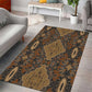 Madiba Nelson Mandela Batik Area Rug Earthy Brown Indonesia Heritage - African Pride