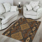 Madiba Nelson Mandela Batik Area Rug Earthy Brown Indonesia Heritage - African Pride