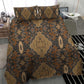 Madiba Nelson Mandela Batik Bedding Set Earthy Brown Indonesia Heritage - African Pride