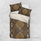 Madiba Nelson Mandela Batik Bedding Set Earthy Brown Indonesia Heritage - African Pride