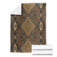 Madiba Nelson Mandela Batik Blanket Earthy Brown Indonesia Heritage - African Pride