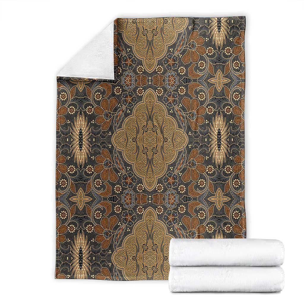 Madiba Nelson Mandela Batik Blanket Earthy Brown Indonesia Heritage - African Pride