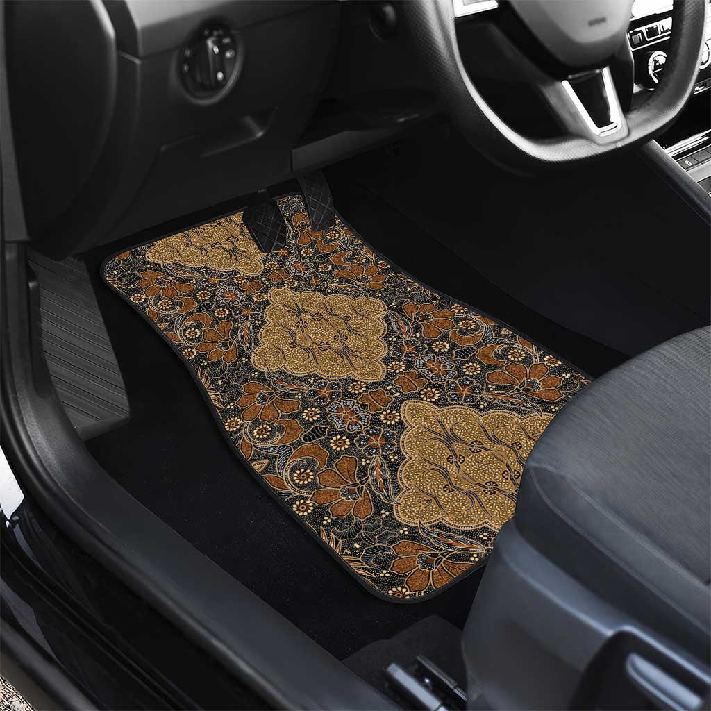 Madiba Nelson Mandela Batik Car Mats Earthy Brown Indonesia Heritage - African Pride