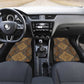 Madiba Nelson Mandela Batik Car Mats Earthy Brown Indonesia Heritage - African Pride