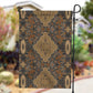 Madiba Nelson Mandela Batik Garden Flag Earthy Brown Indonesia Heritage - African Pride