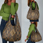 Madiba Nelson Mandela Batik Grocery Bag Earthy Brown Indonesia Heritage - African Pride