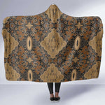 Madiba Nelson Mandela Batik Hooded Blanket Earthy Brown Indonesia Heritage - African Pride
